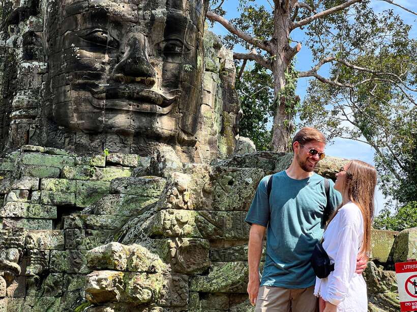 2-Day Angkor Wat, Kulen Mountain, Beng Mealea and Tonle Sap - Ta Prohm, Angkor Thom, and the faces of Bayon