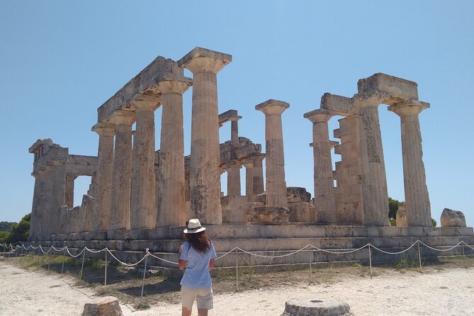 Aegina Island St Nektarios & Temple of Athina Aphaia Private Tour - The Temple of Aphaia on its pine-covered hill