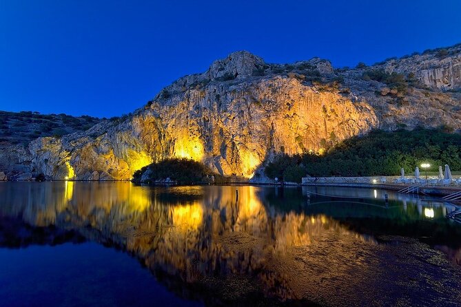 All Day Athens Highlights & Sunset Tour to the Temple of Poseidon - Lake Vouliagmeni offers a short natural pause