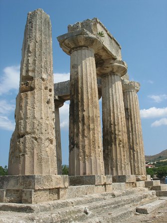 Ancient Corinth, Sanctuary of Hera, Blue Lake & Canal from Athens - Geraneia views and the road to Heraion