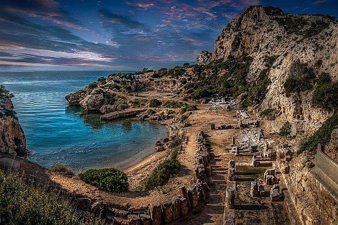 Ancient Corinth, Sanctuary of Hera, Blue Lake & Canal from Athens - Acrocorinth, a fortress above the ancient city