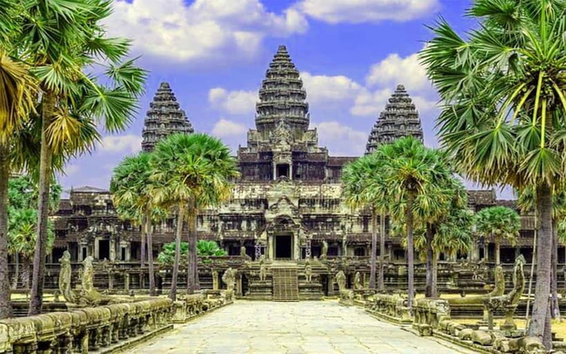 Angkor Wat: Full-Day Guided Sunset Tour - Morning pickup and the ride into Angkor