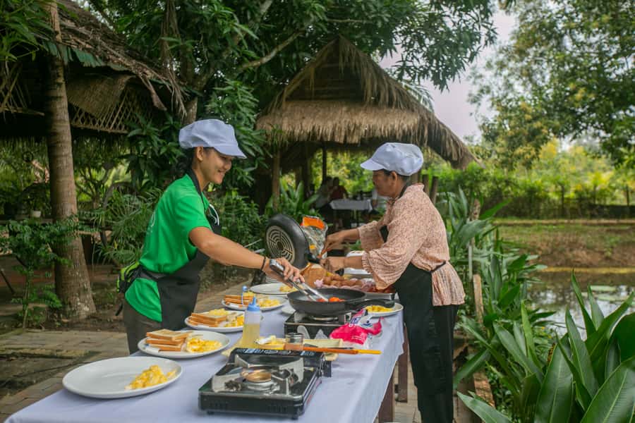 Angkor Wat: Guided Sunrise Bike Tour w/ Breakfast and Lunch - Forest tracks and village roads after breakfast