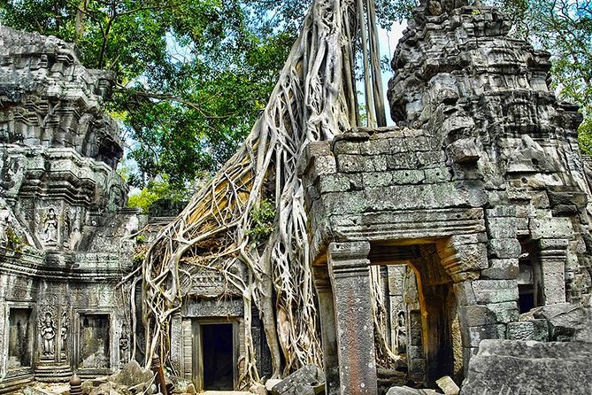 Angkor Wat Small-Group Exploration with Expert Guide - Bayon is the stop for faces and fine detail