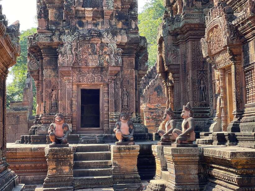 Angkor Wat Sunrise Private Full Day Tour - Bayon’s stone faces