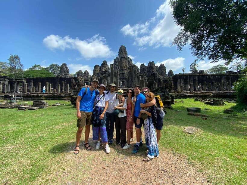 Angkor Wat Sunrise Shared Tours: Bayon-Ta Prohm-Banteay Srei - Ta Prohm beneath the tree roots