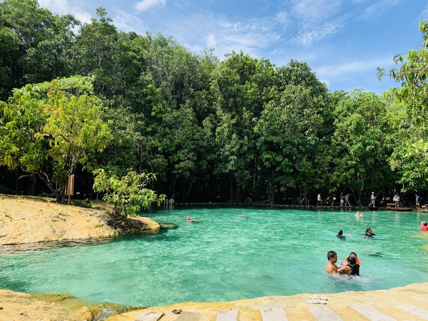 Ao Nang: Hot Spring, Emerald Pool & Tiger Cave Temple Tour - Emerald Pool and the forest trail