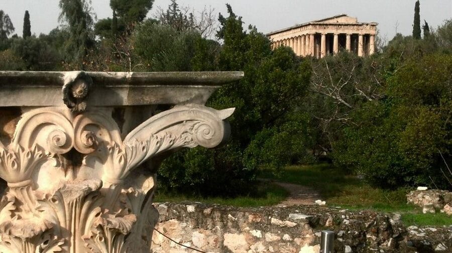 Athens: Agora and Hephaistos Temple Entrance Ticket - Walking through the Agora’s ruins