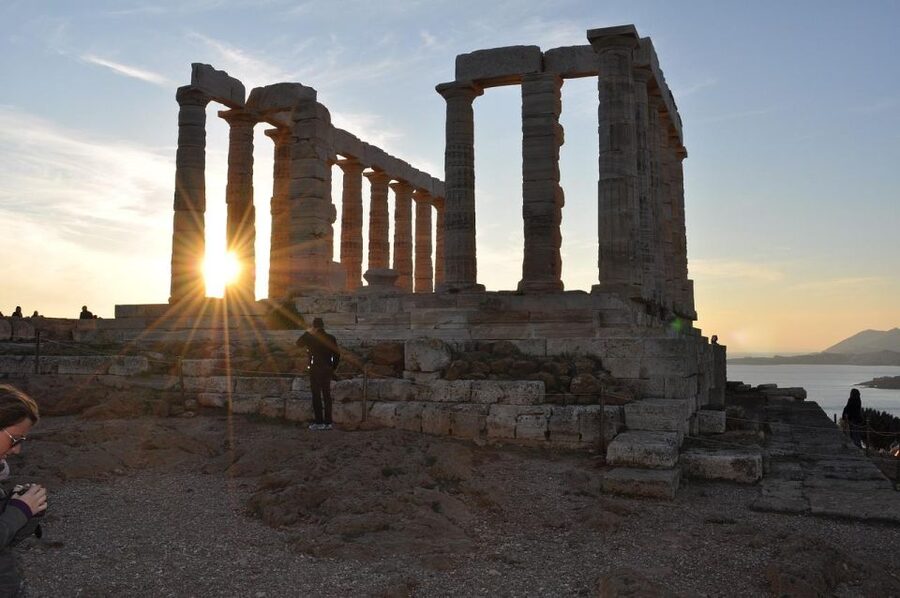 Athens: Cape Sounion &Temple of Poseidon Sunset Tour & Audio - A short pause at Vouliagmeni Lake