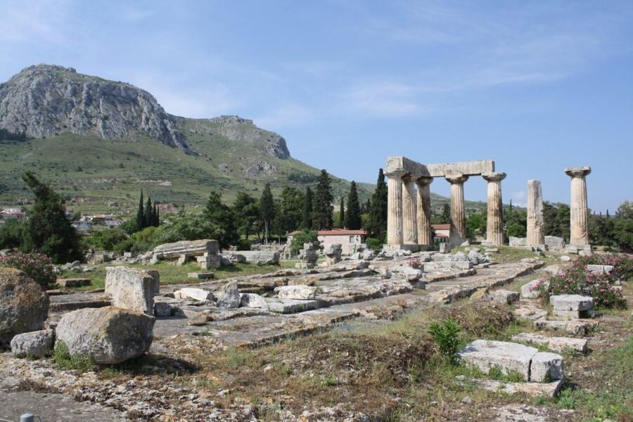 Athens: Day-Trip to Ancient Corinth, Hera Temple & Blue Lake - Fifteen minutes above the Corinth Canal