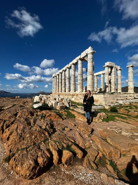 Athens: Sounio Poseidon Temple Athens Riviera Trip, Swimming - Lake Vouliagmeni and the first taste of Greek food