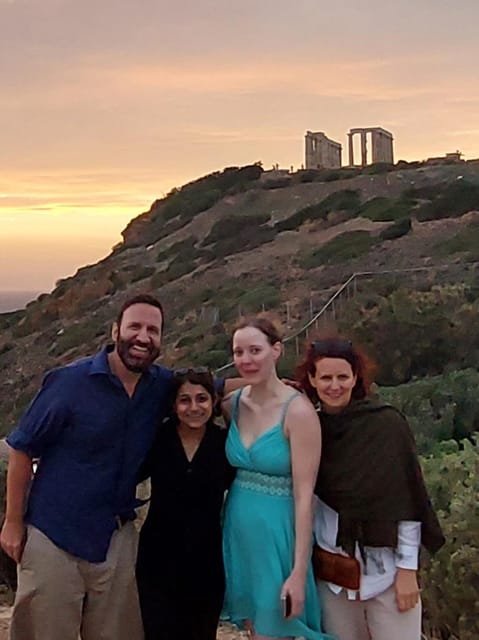 Athens: Sounio Poseidon Temple Athens Riviera Trip, Swimming - The summer swim stop by the Aegean
