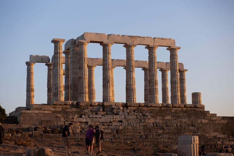 Athens: Sunset Tour to Cape Sounion & the Temple of Poseidon - Meeting in central Athens and settling onto the bus