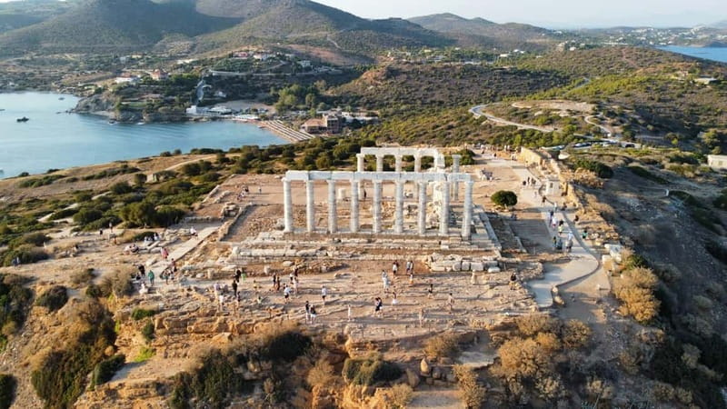 Athens: Temple of Poseidon & Cape Sounion Early Noon Tour - The ride along the Athenian Riviera