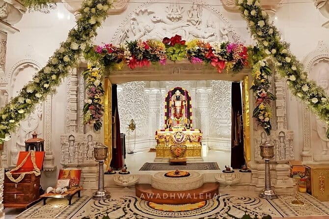 Ayodhya Private Tour & VIP Darshan -Special support for Seniors - Saryu Ghat and the evening Aarti