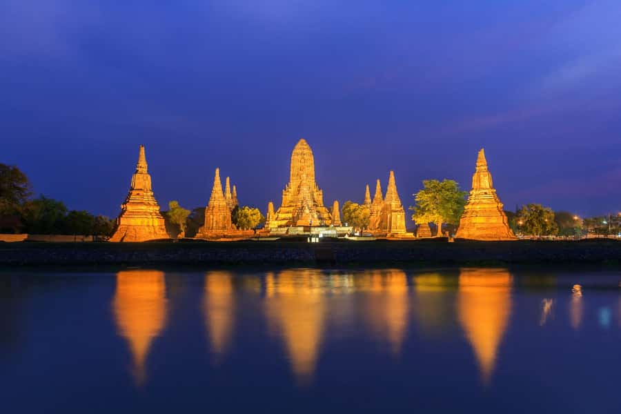 Ayutthaya Private Guided Day Tour, 4 Ancient Temples - Wat Yai Chai Mongkhon and the first look at old Ayutthaya
