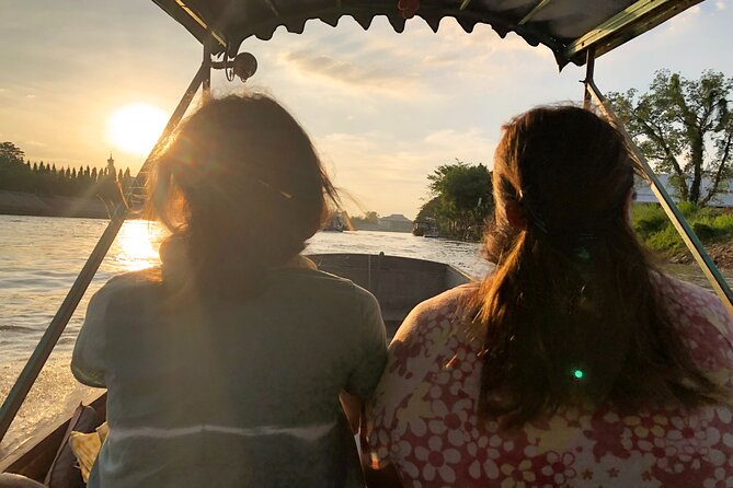 Ayutthaya Sunset Boat & UNESCO Temples: Multi-language private tour from Bangkok - Wat Chaiwatthanaram before the river ride