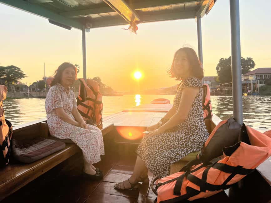 Ayutthaya Temples One Day Tour from Bangkok with Sunset Boat - Key points at a glance