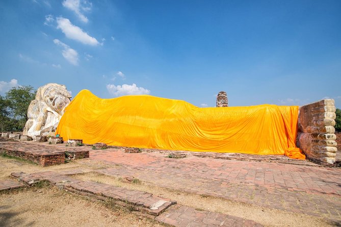 Ayutthaya Temples Tour from Bangkok with Grand Pearl River Cruise - Wihan Phra Mongkhon Bophit and the reclining Buddha