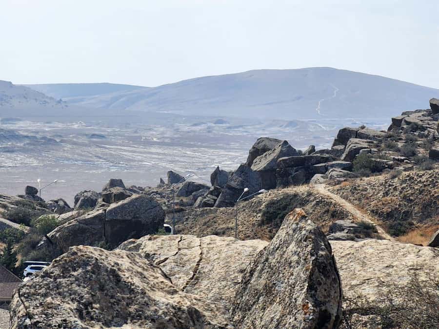 Baku: Gobustan, Mud Volcano, Fire Mount, Temple Lunch Entry - Yanar Dag is brief, bright, and best with context