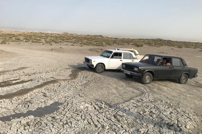 Baku: Gobustan, Mud Volcano, Fire Temple & Burning Mountain - Mud volcanoes and the 4x4 ride