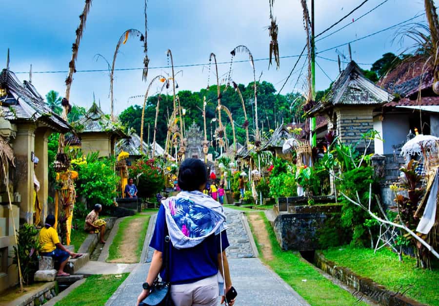 Bali: Besakih Great Temple & Penglipuran Village Day Tour - Jambul Hill, rice terraces, and lunch with Mount Agung views
