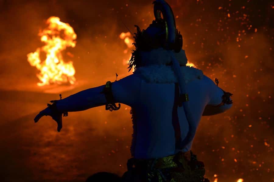 Bali: Kecak Fire Dance Entry Ticket and Uluwatu Temple - Reading the Ramayana before the Kecak begins
