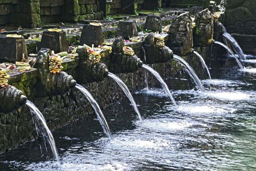 Bali: Sacred Temples and Sunset Private Tour - Goa Gajah and the stone carvings of Bedulu