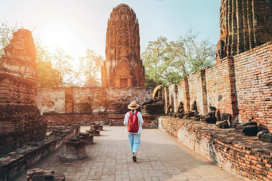 Bangkok: Ayutthaya & Lopburi Monkey Temple Private Day Trip - Wat Phu Khao Thong and the first look at Ayutthaya