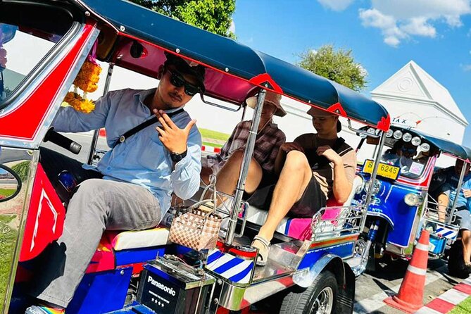Bangkok Day Tour: Food, Temple & Tuk-Tuk - Rattanakosin Road and the Grand Palace area
