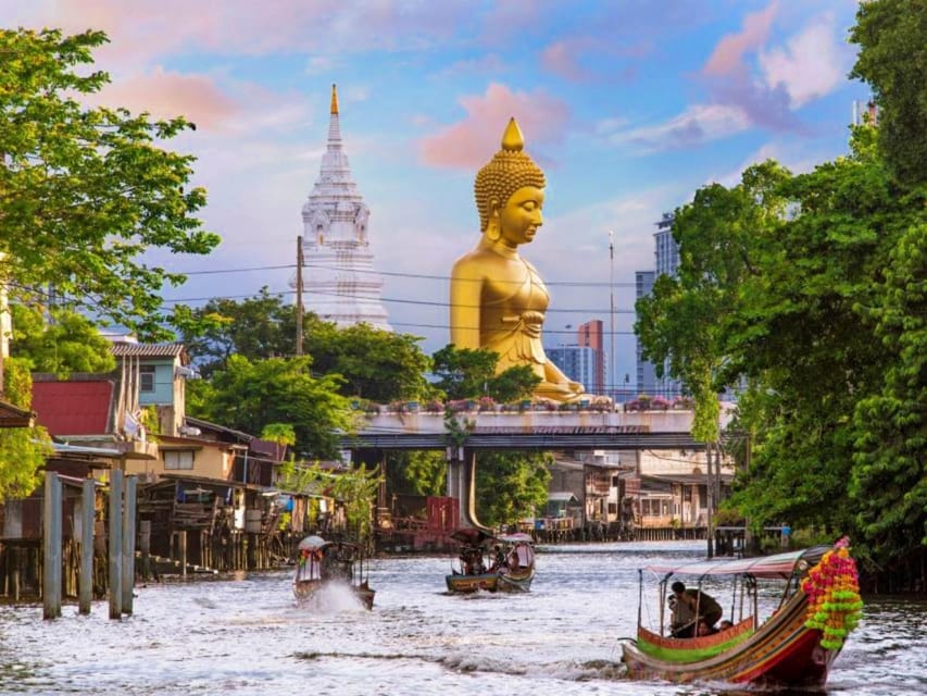 Bangkok: Grand Palace, Wat Arun & Giant Buddha Iconic Tour - Wat Paknam and the giant Buddha