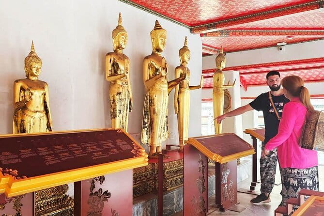 Bangkok History Temples Markets and Food Tasting - Wat Pho and the reclining Buddha