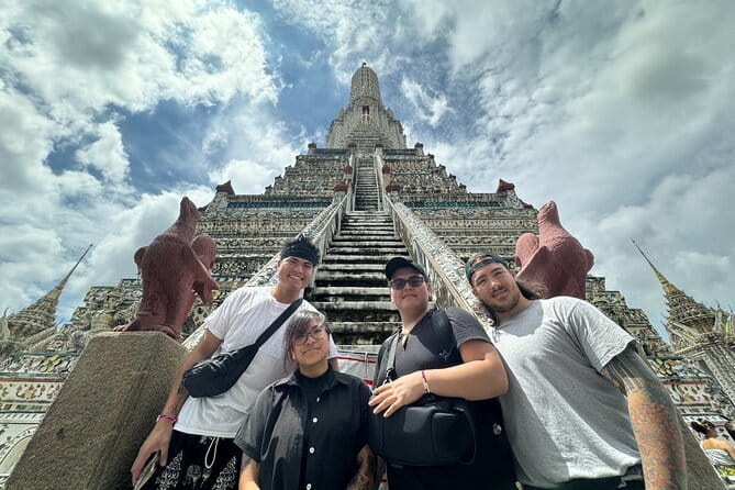 Bangkok History Temples Markets and Food Tasting - Wat Arun on the Thonburi side