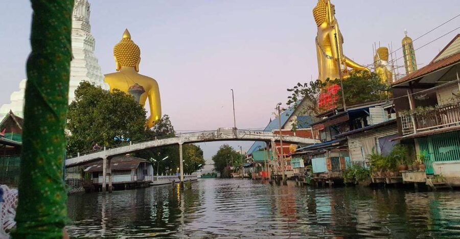 Bangkok Twilight : Hidden Canal, Big Buddha & temple - The canal ride: authentic views, but not a full river cruise