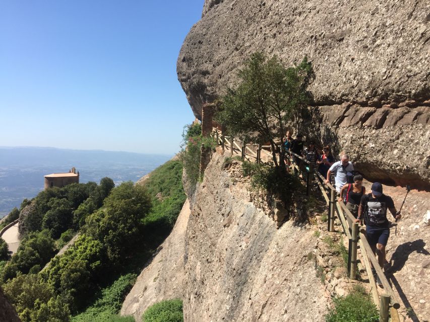 Barcelona: Half-Day Montserrat Monastery and Mountain Hike - Leaving the sanctuary for the mountain paths