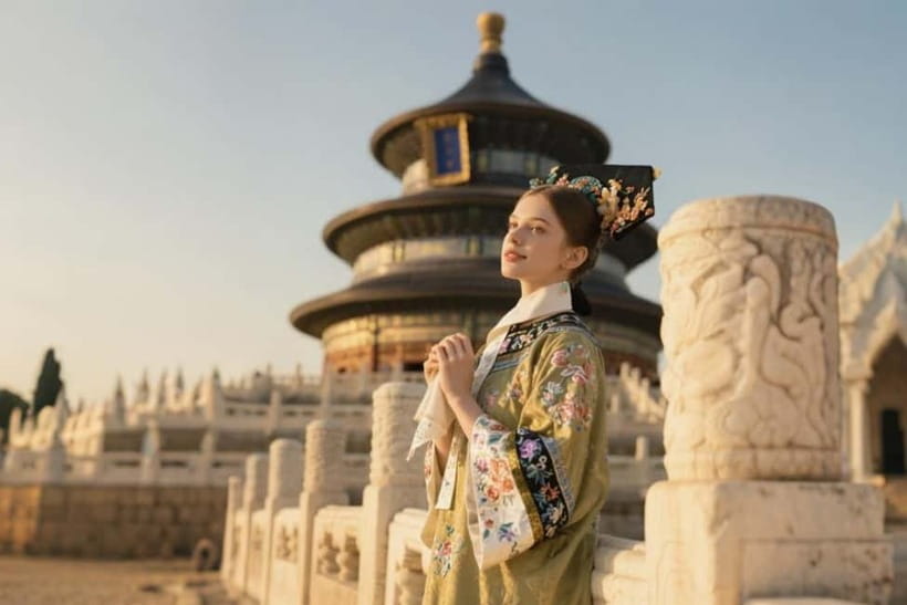 Beijing: Temple of Heaven Hanfu Photography with Ticket - Choosing your Hanfu and preparing for the camera