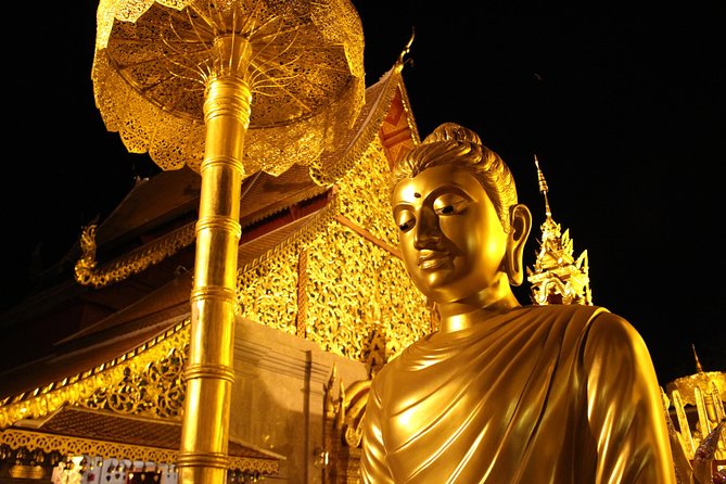 Best seller!! Amazing Night tour, Doi Suthep + Wat umong - Top Must visit! - Wat Umong and its tunnel shrines