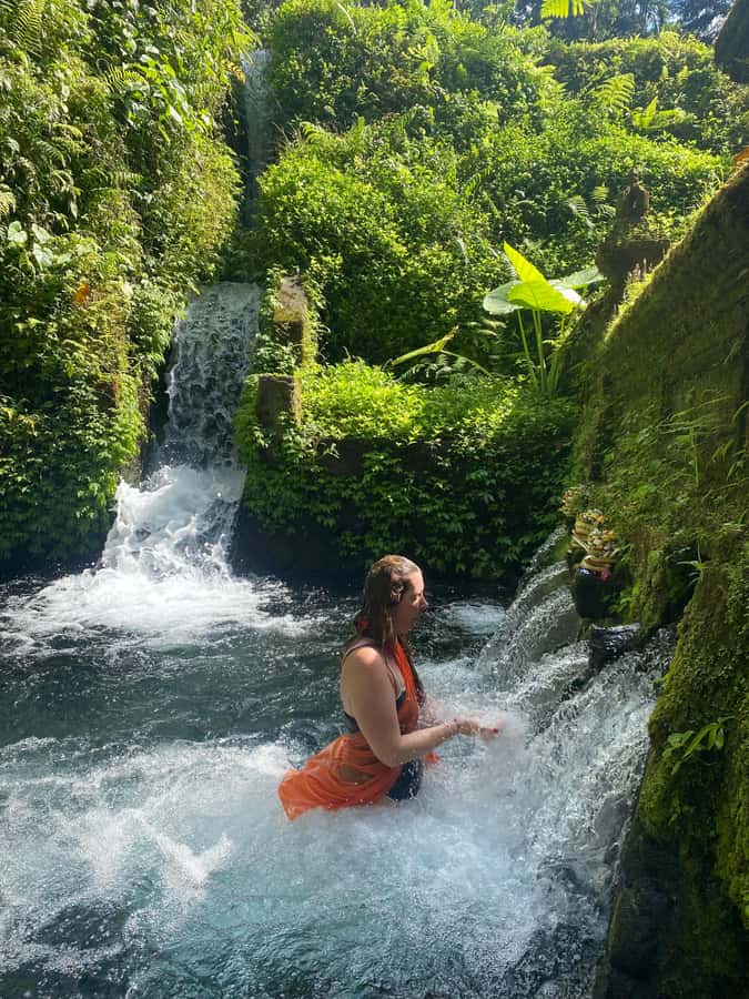 Best Watefalls, Monkey Forest, Temple and Rice terrace - Tibumana Waterfall: the day’s swimming stop