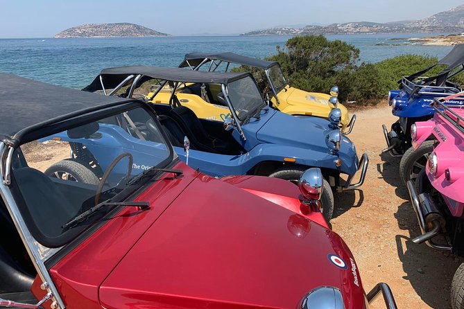 Buggy Tour in Ancient Ruins and Temples around Athens-SOUNIO Poseidon Temple - Lake Vouliagmeni: one hour by the water