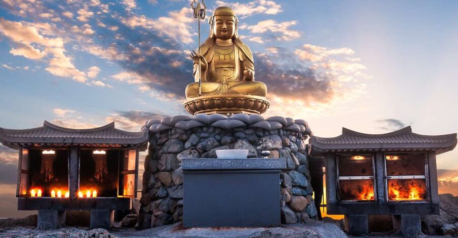 Busan Day Tour with Haedong Yonggungsa Temple & More - Hwangnyeongsan and the city from above