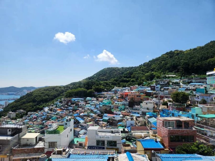 Busan Tour: Gamcheon Village & Yonggungsa Temple + Lunch - Gamcheon Culture Village and its hillside views