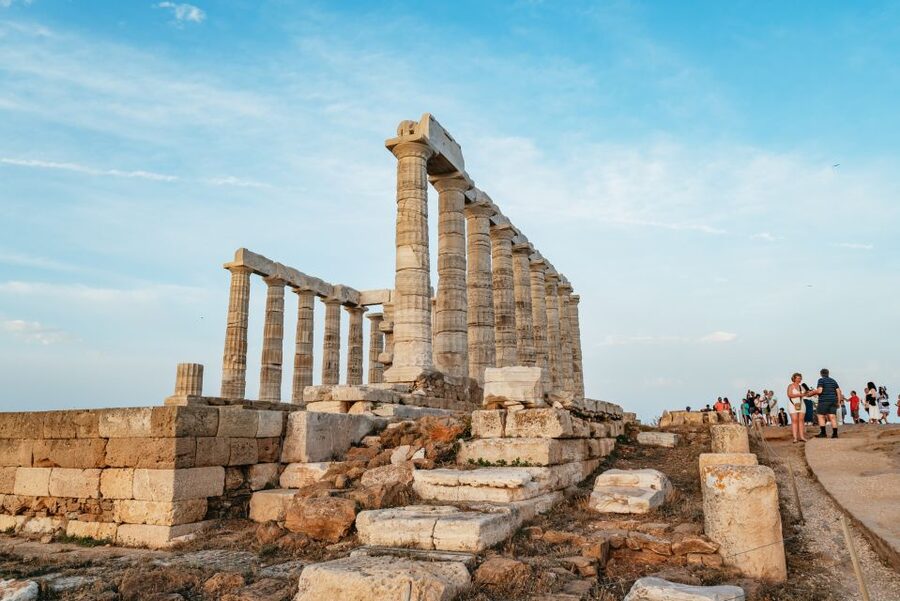 Cape Sounion & Temple of Poseidon: Small Group Tour - Pickup from central Athens and the first coastal drive