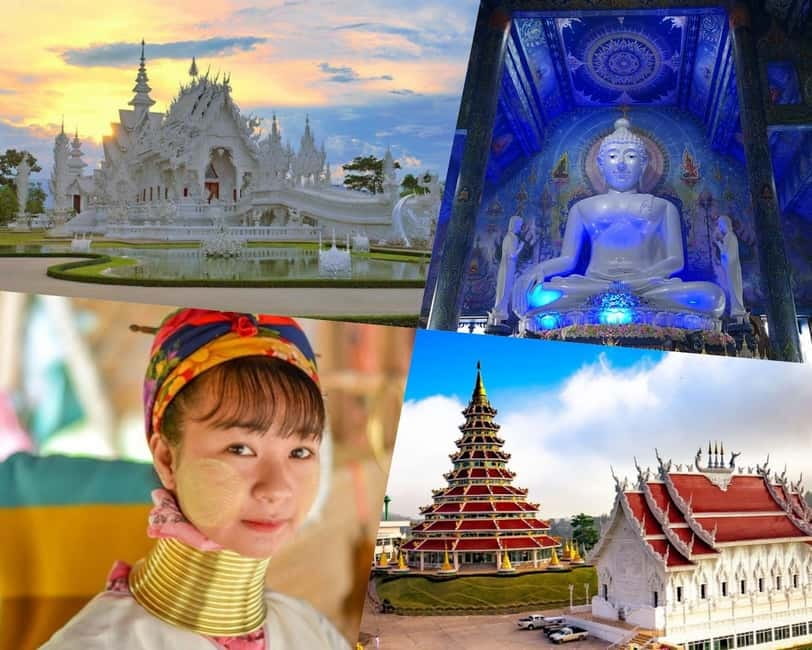 Chiang Mai: Chiang Rai Temples and Long-Neck Karen Village - Wat Rong Khun, the White Temple, and its strange beauty
