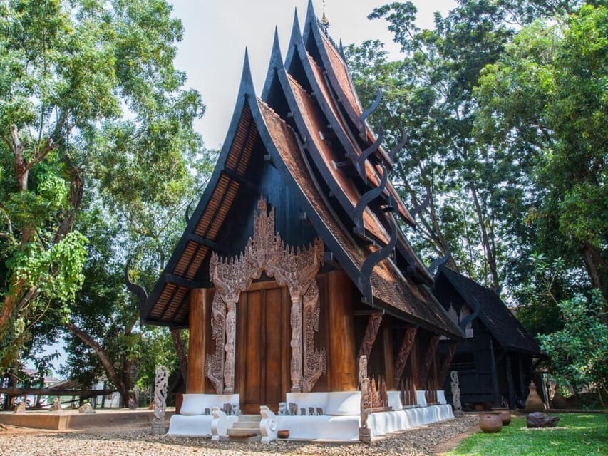 Chiang Mai: Chiang Rai White, Blue & Black Temples Day Tour - Baan Dam Museum and the Black House