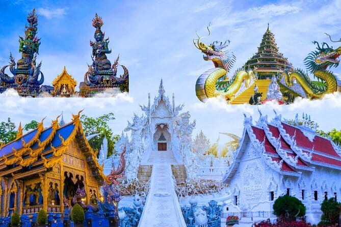 Chiang Mai: Doi Suthep Temple and Waterfall by Songtaew Trio - Wat Prathat Doi Suthep at 1,056 meters