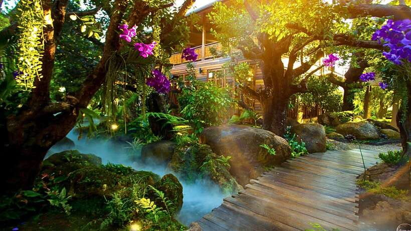 Chiang Mai: Lalita Cafe & White, Blue, Big Buddha Temples - Mae Khachan Hot Springs: a short first break