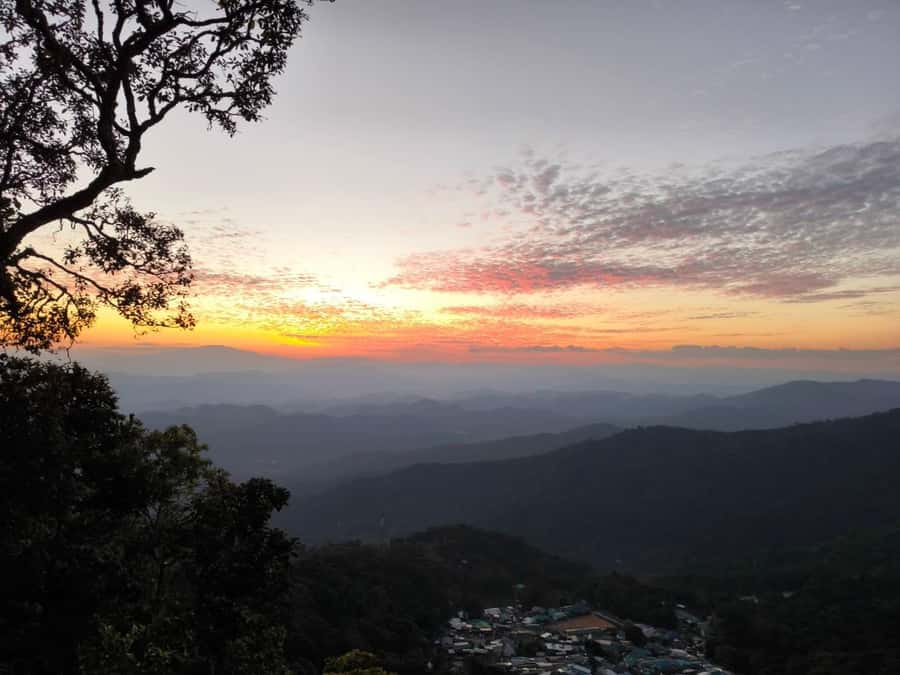 Chiang Mai Sunset Point,Wat Pha Lat,Wat Doi Suthep,Wat Umong - Wat Phra That Doi Suthep and the 306 steps