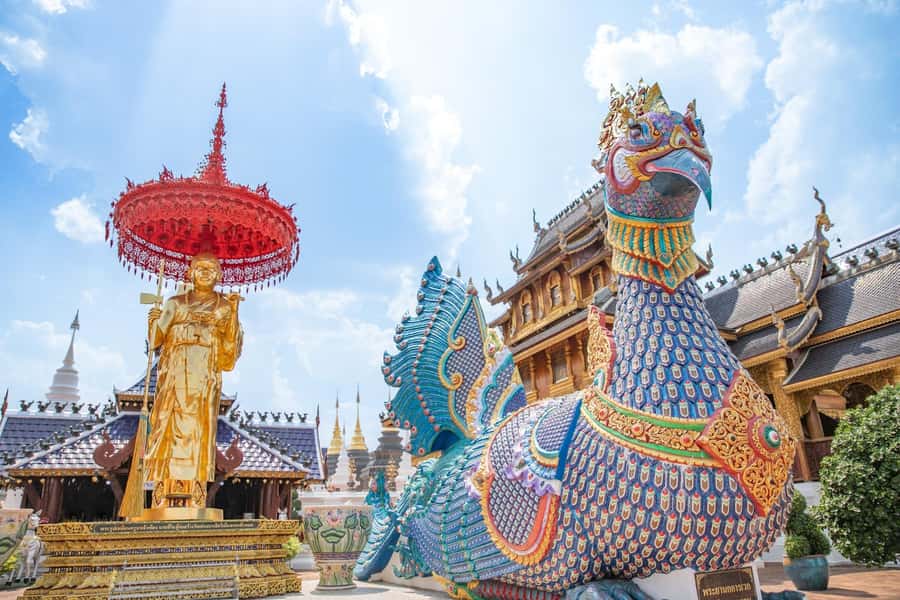 Chiangmai : Sticky waterfall & Land of angels & Wat ban den. - The short walk to the waterfall’s source