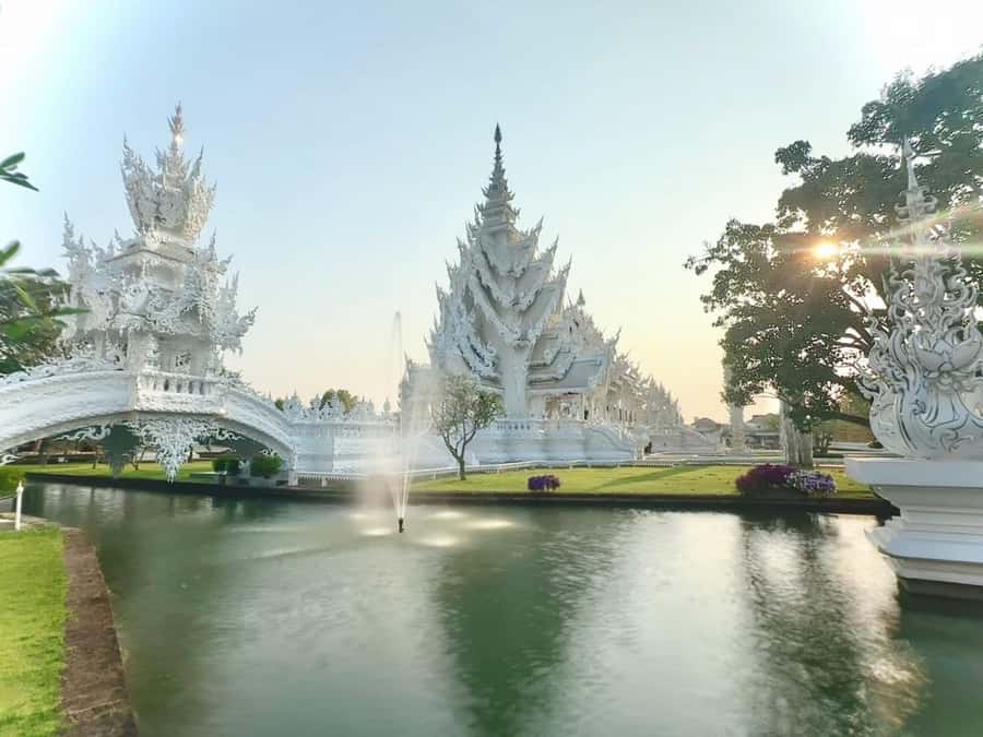 ChiangRai:Full Package!Temples,Long Neck,The Golden Triangle - Wat Rong Khun, Chiang Rai’s dazzling White Temple