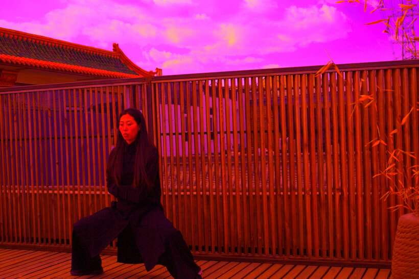Chinese Kungfu class in old temple beside Forbidden Ci - The teacher, Limeng, and the value of translation
